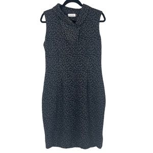 Calvin Klein Cheetah/Animal print pencil sweater dress
